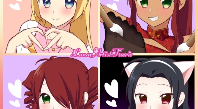Picrew avatars of the girls